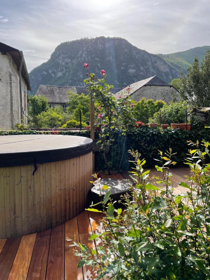 Le Monrepos Avec Jacuzzi Nordique Apartment Bielle Exterior photo